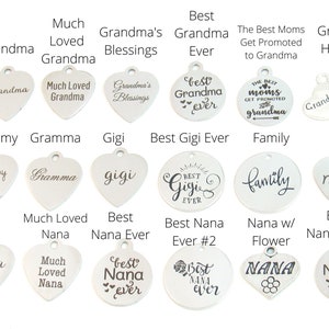 Custom Bookmark for w/ Grandchildren's Birthstones, Mother's Day Gift for Gigi Nana Grandma Mimi Gramma Nonna Grandmother image 3