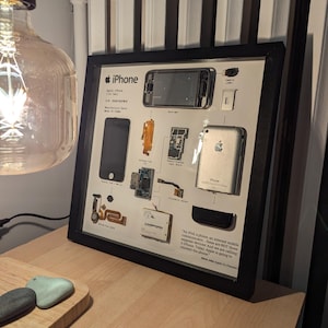First Gen iPhone Teardown Art – Unique Tech Display