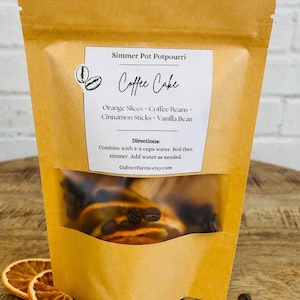 Coffee Cake Simmer Potpourri – Natural Home Fragrance
