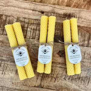 Hand Rolled Beeswax Candles
