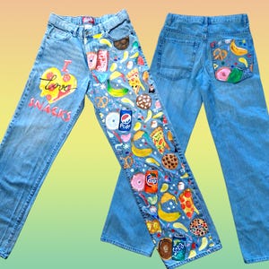 Fun Kid&#39;s Jeans - Hand Painted Clothing