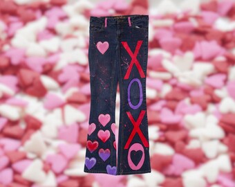Valentine's Fashion - Women's Hand Painted Jeans