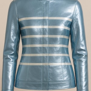 Women&#39;s Leather Jacket-Custom Handmade Classic Women&#39;s Leather Jacket-Women&#39;s Vintage Inspired Leather Jacket-Women&#39;s Street Wear Jacket