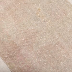 2x4 Beżowo-brązowy turecki dywan, 2x4 ręcznie tkany dywanik, dywan Oushak, mały dywan wełniany, dywan wełniany vintage, mały ręcznie robiony dywan, neutralny dywan