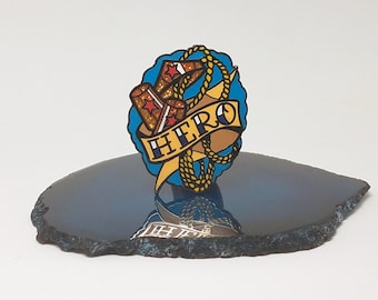 Enamel pin "Hero of Amazons"