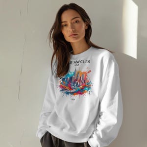 Los Angeles Sweatshirt, Los Angeles California Crewneck, Moving to Los Angeles Gift, Los Angeles Travel, Los Angeles CA Souvenir, LA Shirt