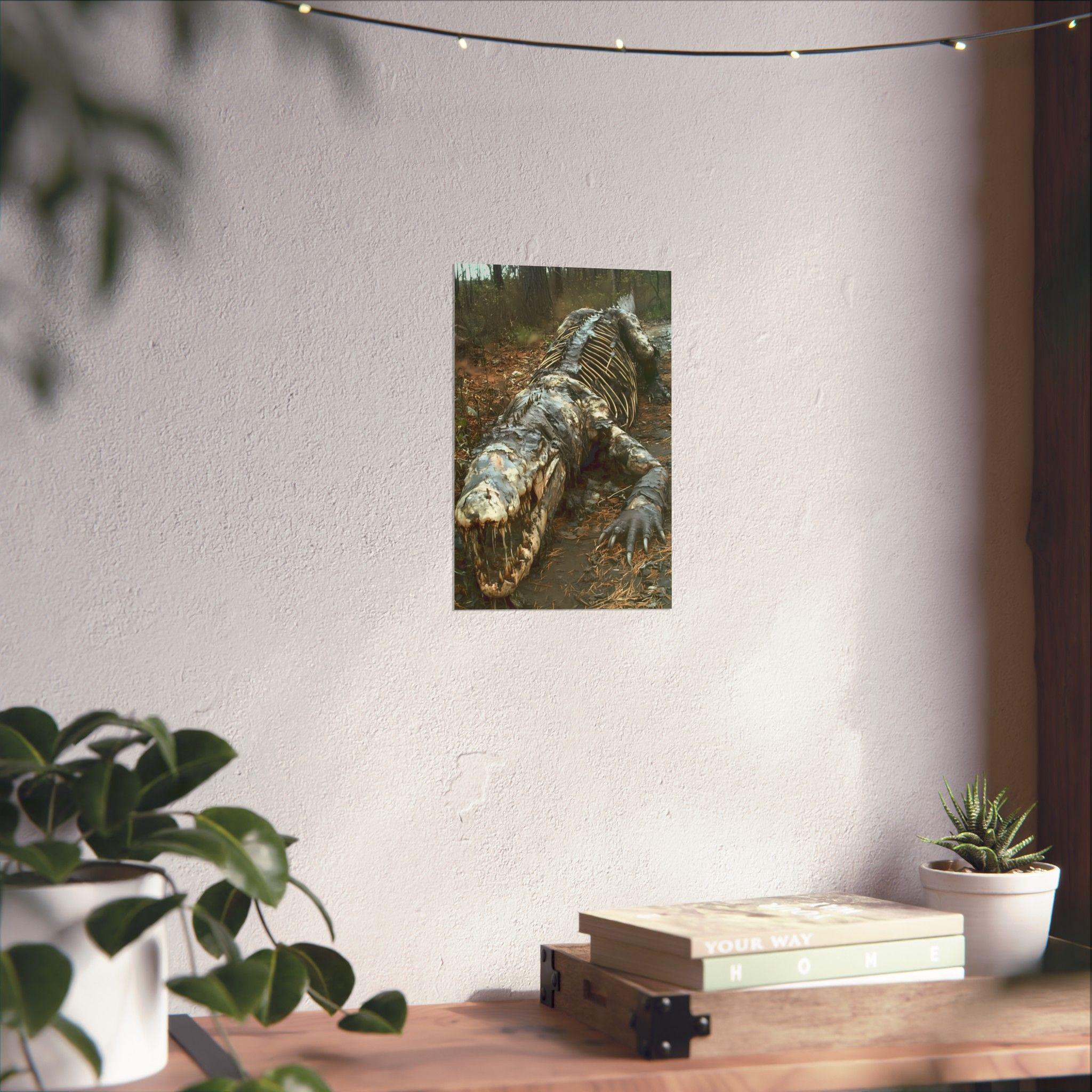 SCP 682 - Hard-to-destroy Reptile - Premium Matte Paper Poster, SCP ...