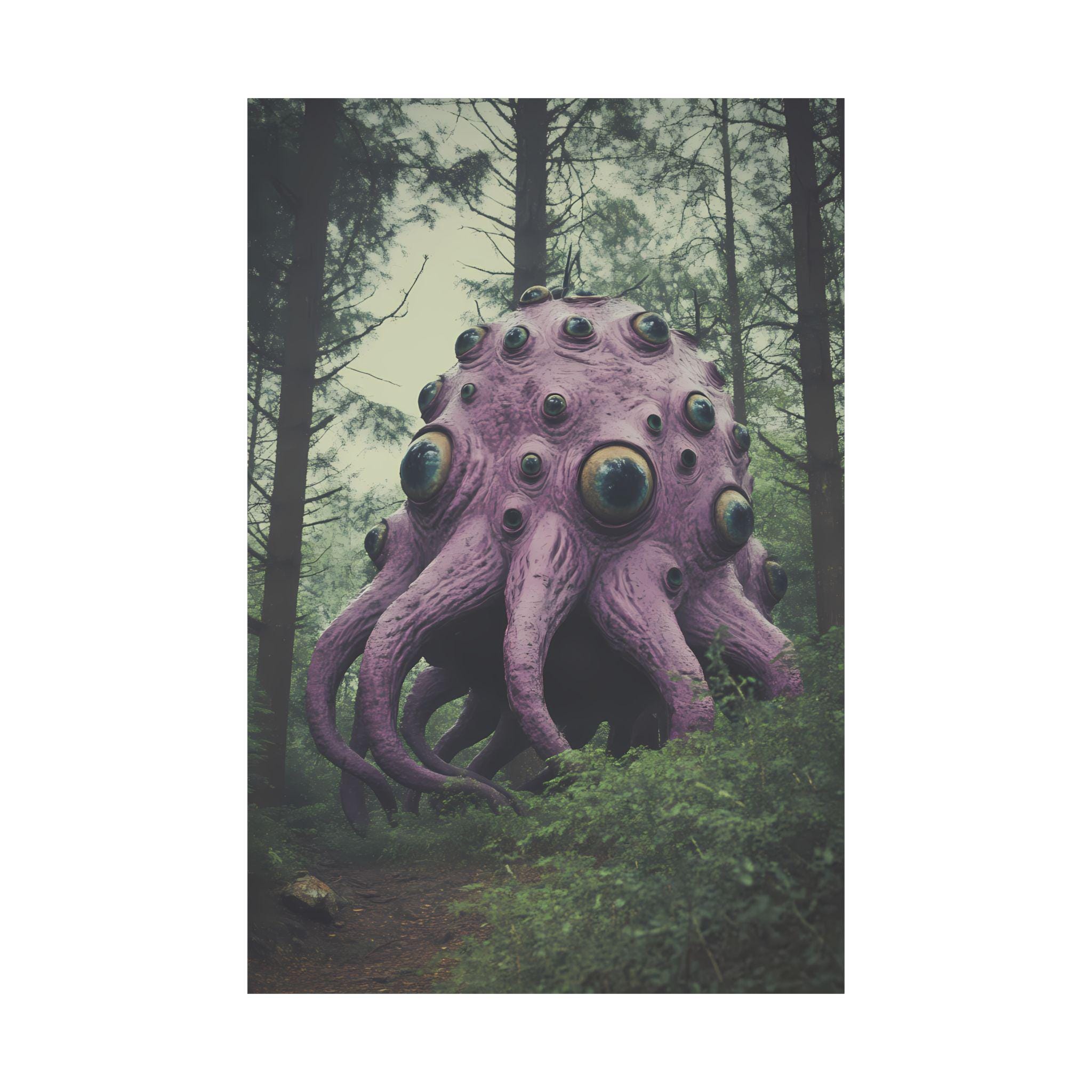 SCP 6033 - the Friend With Many Arms - Premium Matte Paper Poster