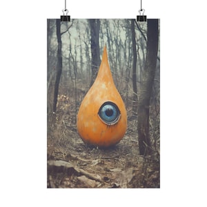 SCP 131-B - The Eye Pod - Premium Matte Paper Poster, SCP Photo, Cryptid Photo Real, SCP Foundation, Nice Old Man