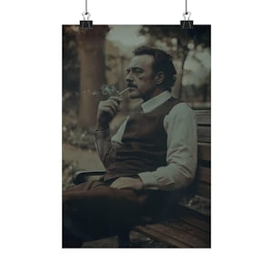 SCP 4999 - Someone To Watch Over Us - Premium Matte Paper Poster, SCP Photo, Cryptid Photo Real, SCP Foundation, Nice Old Man