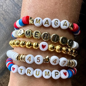 Trump MAGA bracelet bundle of 5