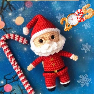 Amigurumi Crochet Snowman Christmas Pattern 2025, Special Gift or Toy for Children, Santa Claus Ornament, English PDF DIY, Unique Gift Idea