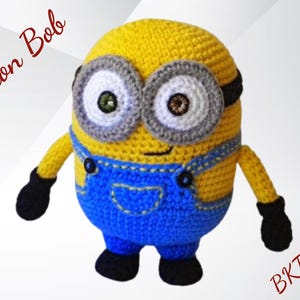 Amigurumi Minion Bob Crochet Pattern PDF | Fun DIY Toy for Kids & Collectors | Perfect Handmade Gift Idea | Playful Whimsical Craft Project