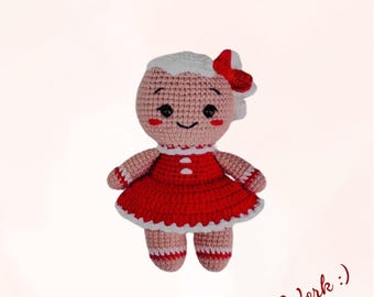 Amigurumi Girl in Dress Crochet Pattern PDF | Charming DIY Toy for Kids & Collectors | Perfect Handmade Gift Idea | Delightful Craft Project