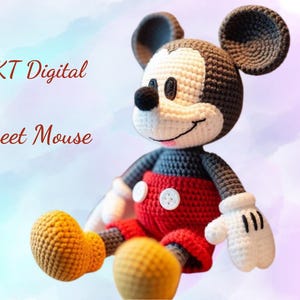 Amigurumi Süße Maus Häkelanleitung PDF | Kultiges DIY-Spielzeug für Fans & Sammler | Perfektes handgemachtes Geschenk | Schönes Bastelprojekt
