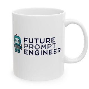 Caneca de Engenheiro com Alerta de Futuro de IA: Presente de IA bem-humorado (11oz, 15oz)