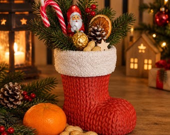 3D Print File STL & 3mf | Christmas Stocking Instant Download | High-Quality 3D Model for Self-Printing | DIY Project | Digital File
