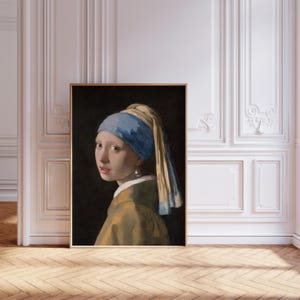 Johannes Vermeer Print, Girl With A Pearl Earring,