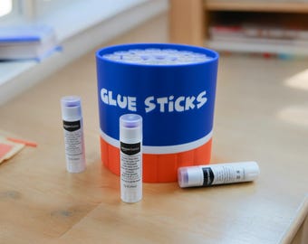 3D Printed Glue Stick Holder: Classroom Desk Organizer