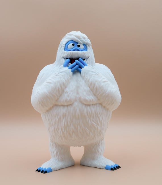Christmas Decoration Bumble Figurine Rudolph Holiday Display 3D Printed Shelf Decor Abominable Snowman Winter Collectible Movie Fan