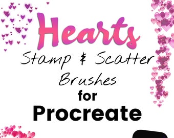 Procreate Brush set - Hearts