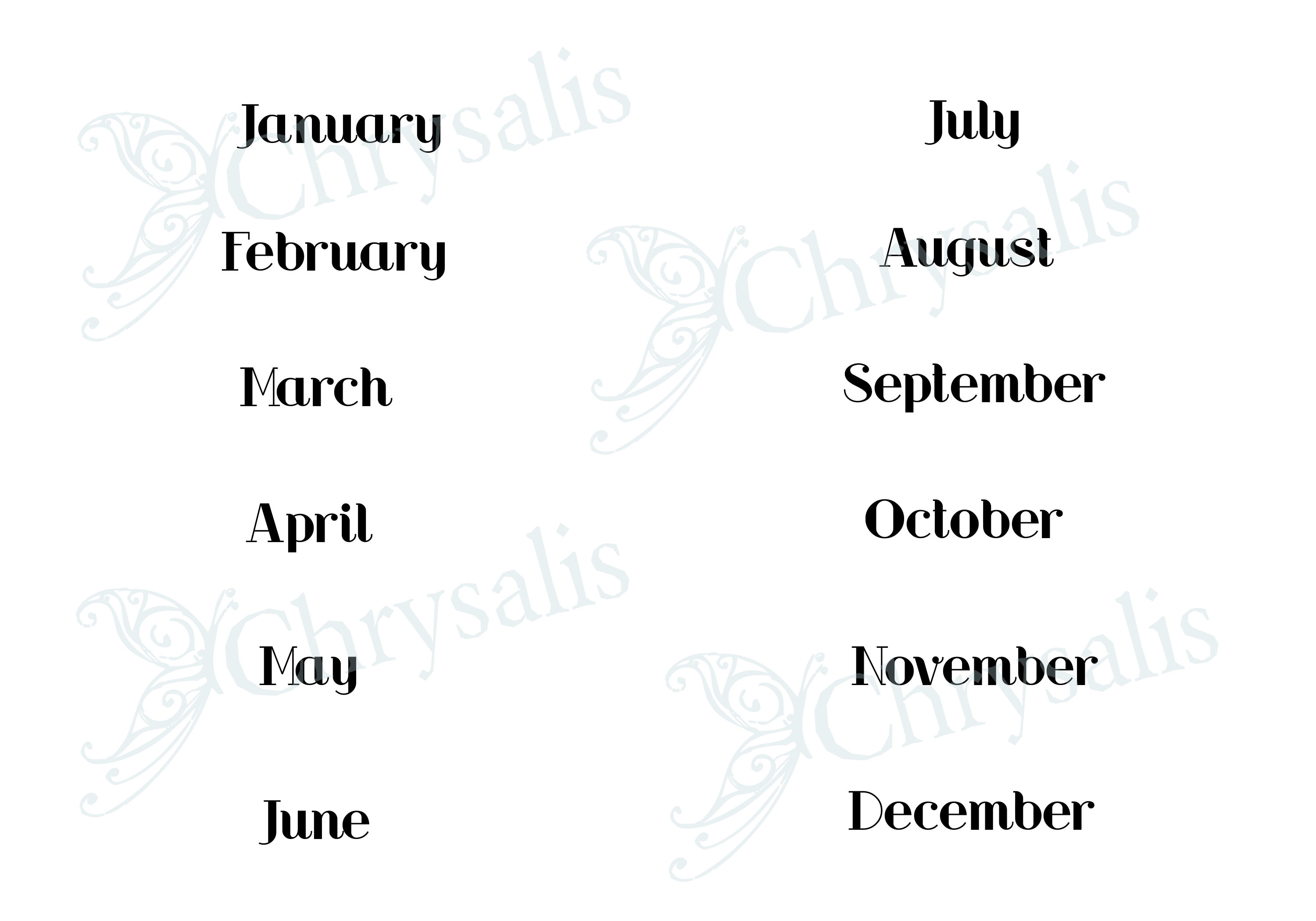 STICKERS Digital Journal Stickers Month Bundle 3 set of 3 Etsy