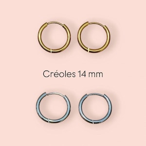 Stainless steel creoles