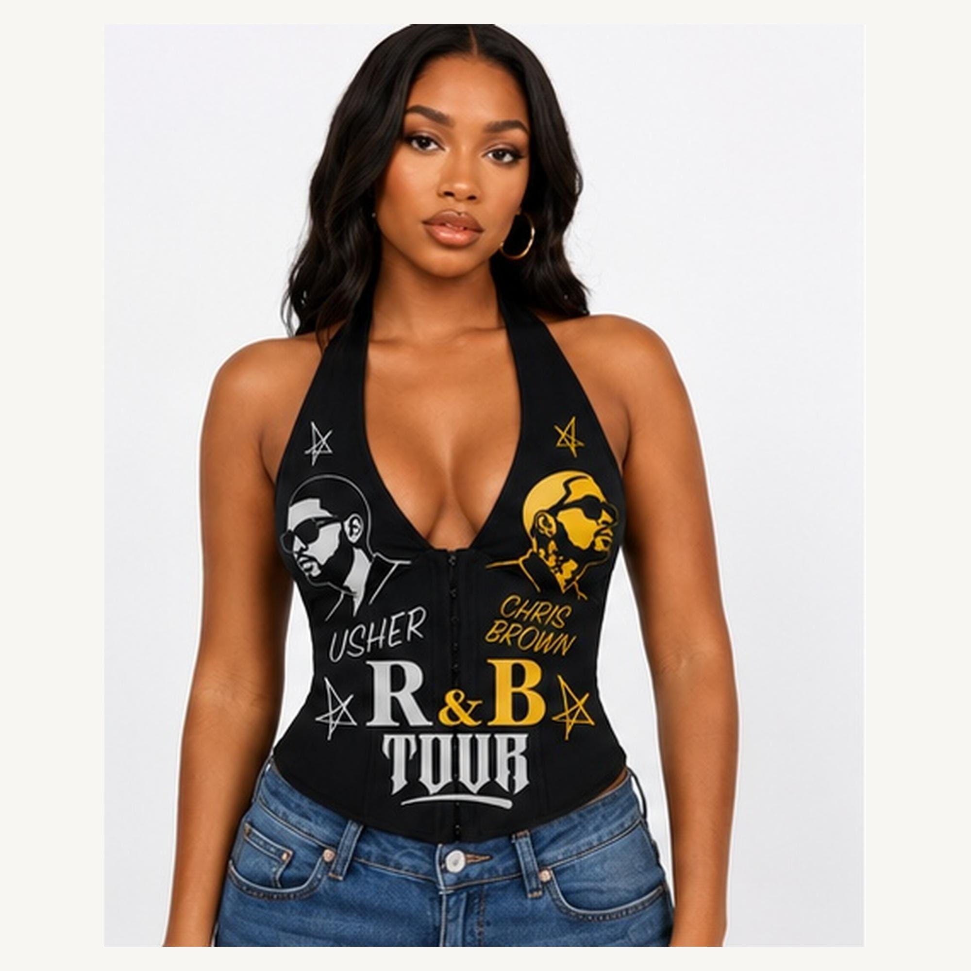 chris brown jersey dress XX Tour Hockey Only a small amount in each size Custom Jersey dress #R&BTour #JerseyDress