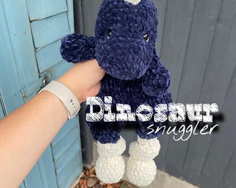 Crochet Dinosaur Plushie: Soft Yarn Dino Snuggles