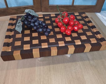 Block Weave design Cutting Board - End-Grain