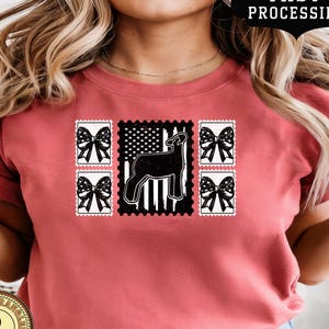 Distressed Patriotic Show Lamb Tee, Comfort Colors 4H Livestock Shirt, FFA Stock Show Girl T-Shirt, County Fair Week Shirt, Show Life Gift