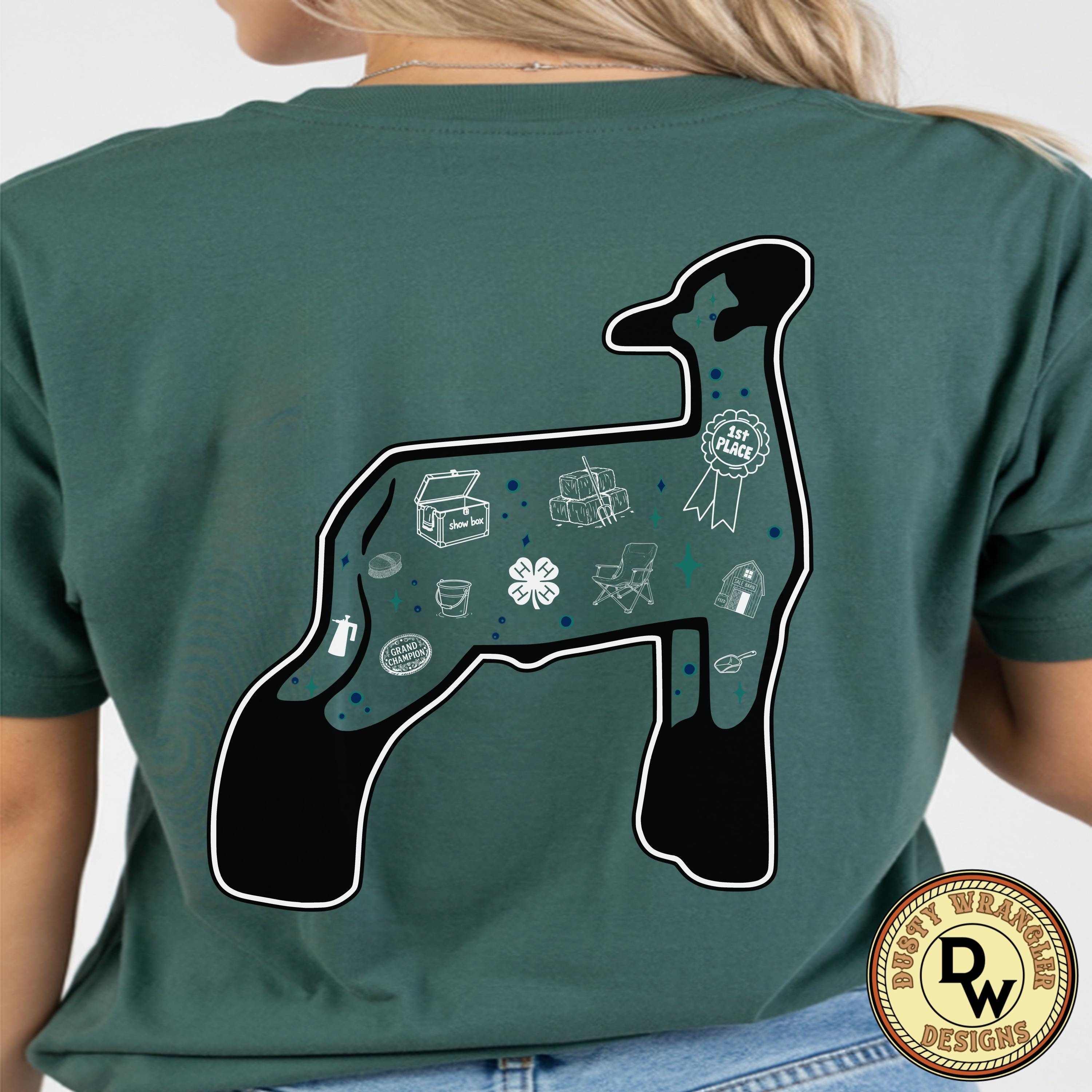 Show Lamb Shirt - Etsy
