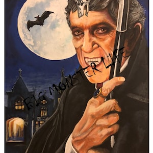 Barnabas Collins // Dark Shadows // Impresión de película // Obra de arte original // Programa de televisión //