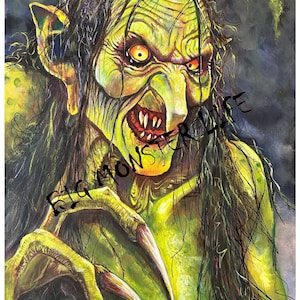 Meg Mucklebones Print: Legend Movie, Original Acrylic Artwork (8.5x11)