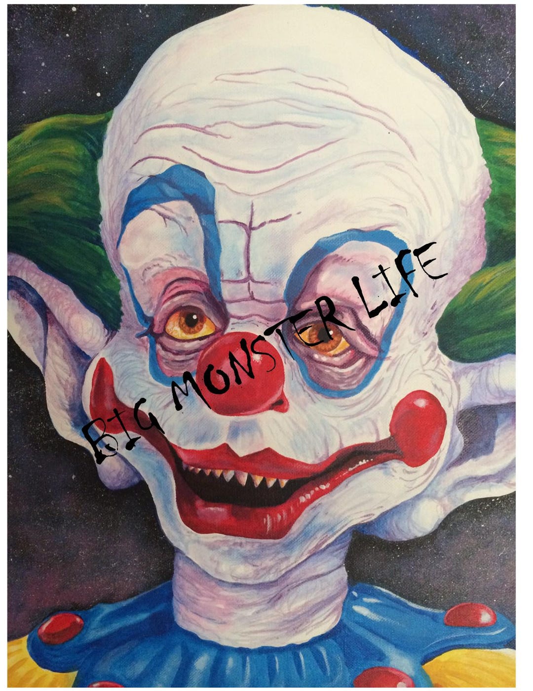 Shorty Killer Klowns From Outer Space Print | Horror Movie Art - Etsy ...