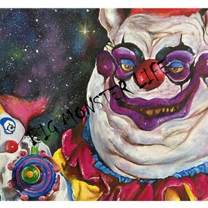 Killer Klowns || Fatso || Killer Klowns from Outer Space || Clowns || Movie Print || Original Artwork ||