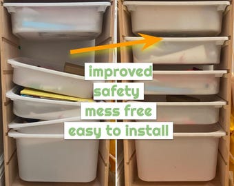IKEA Trofast Rail | Improved Safety | 3D-Printed Kids room