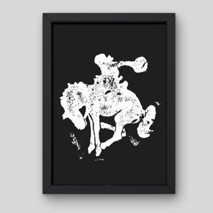 Calgary Stampede Horse Street Stamp Poster
