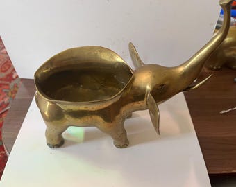 Brass elephant planter - 1960’s