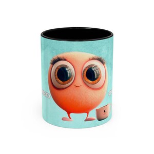 Cute Cartoon Character Coffee Mug - Perfect Gift for Coffee Lovers, Fun Kitchen Accessory, Whimsical Mug, Tea Lover's Gift, Fun Office