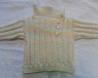 Rainbow color Baby Sweater Size 6 to 9 Months