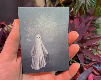 Original ACEO-målning - Hemsökt