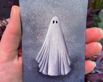 Original ACEO-målning - Spöke