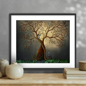 Framed Fine Art Print - Whimsical Artwork - "Undiscovered Secets"