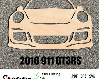 2016 911GT3RS - Dateien für CNC-, Laser-, Vinyl-Maschinen und mehr