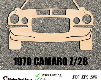 1970 Camaro Z28 - Files For CNC, Laser, Vinyl Machines, and More