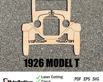 1926 Model T - Files For CNC, Laser, Vinyl Machines, and More