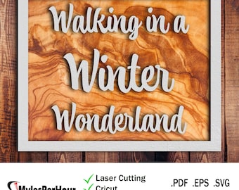 Winter Wonderland - Dateien für CNC-, Laser-, Vinyl-Maschinen und mehr