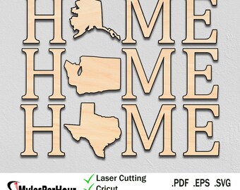 Alle 50 Bundesländer im Bunde! - Dateien für CNC-, Laser-, Vinyl-Maschinen und mehr