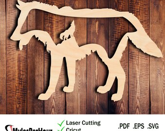 Howling Wolf - Dateien für CNC, Laser-, Vinyl-Maschinen und mehr